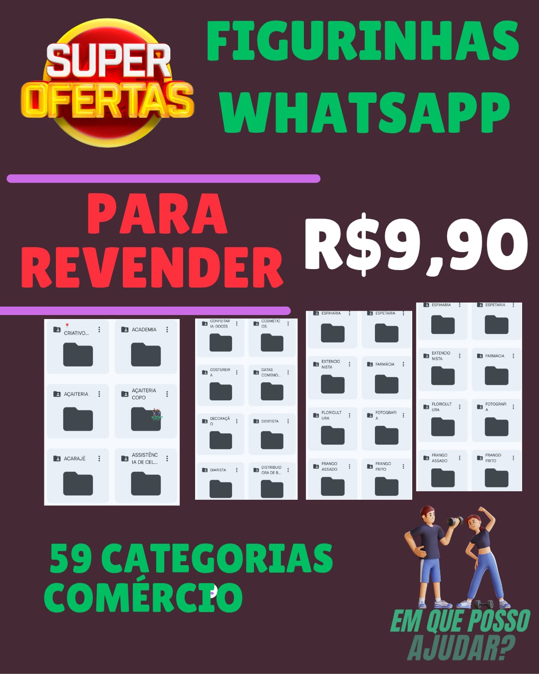 Pack de Figurinhas para o Whatsapp