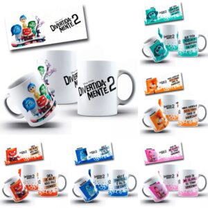 Arte para Canecas Divertidamente 2 Sublimação