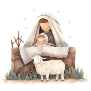 Presépio de Natal em PNG  –  31 Elementos com Fundo Transparente