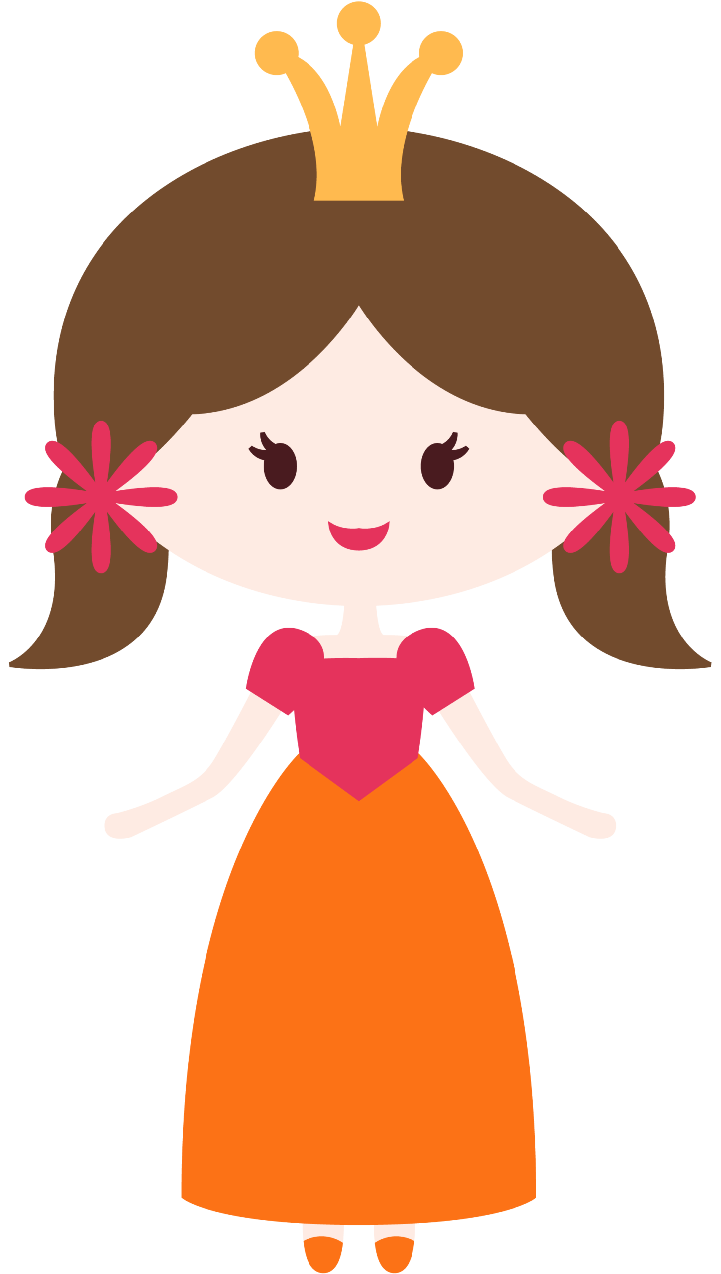 14 Princesas Fofas em PNG