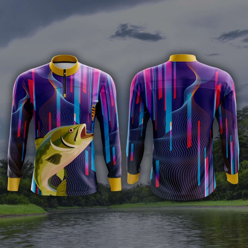 Artes para Camisetas Pescaria Sublimação Total - Imagem 2