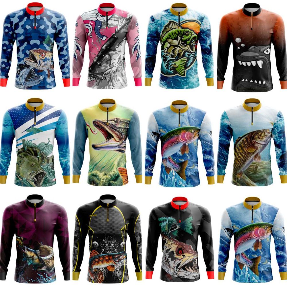 Artes para Camisetas Pescaria Sublimação Total - Imagem 4