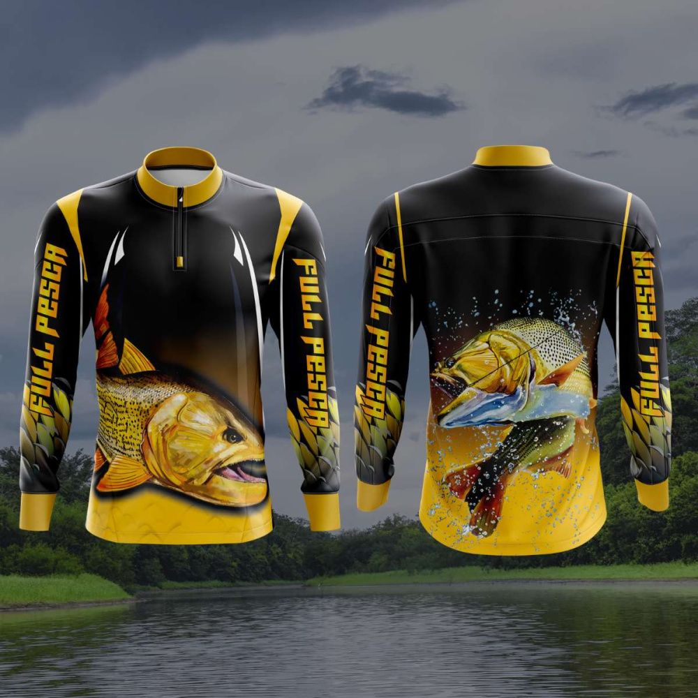 Artes para Camisetas Pescaria Sublimação Total - Imagem 3