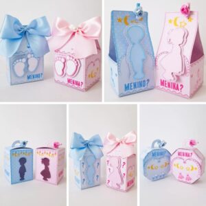 Kit Digital Chá Revelação – Arquivos de Corte Silhouette e Scanncut