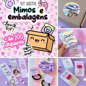 Kit Digital Mimos e Embalagens – Arquivos de Corte para Scanncut e Silhouette