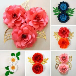 Kit Digital Moldes de Flores – Arquivos de Corte para Scanncut e Silhouette